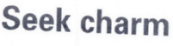 Seek charm 