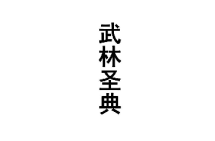 武林圣典 