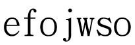 EFOJWSO 
