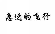 急速的飞行 