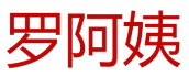 罗阿姨 