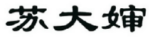 苏大婶 